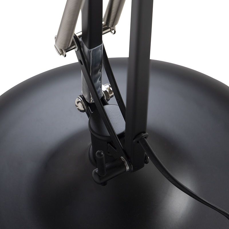 Industriële vloerlamp zwart verstelbaar - Hobby