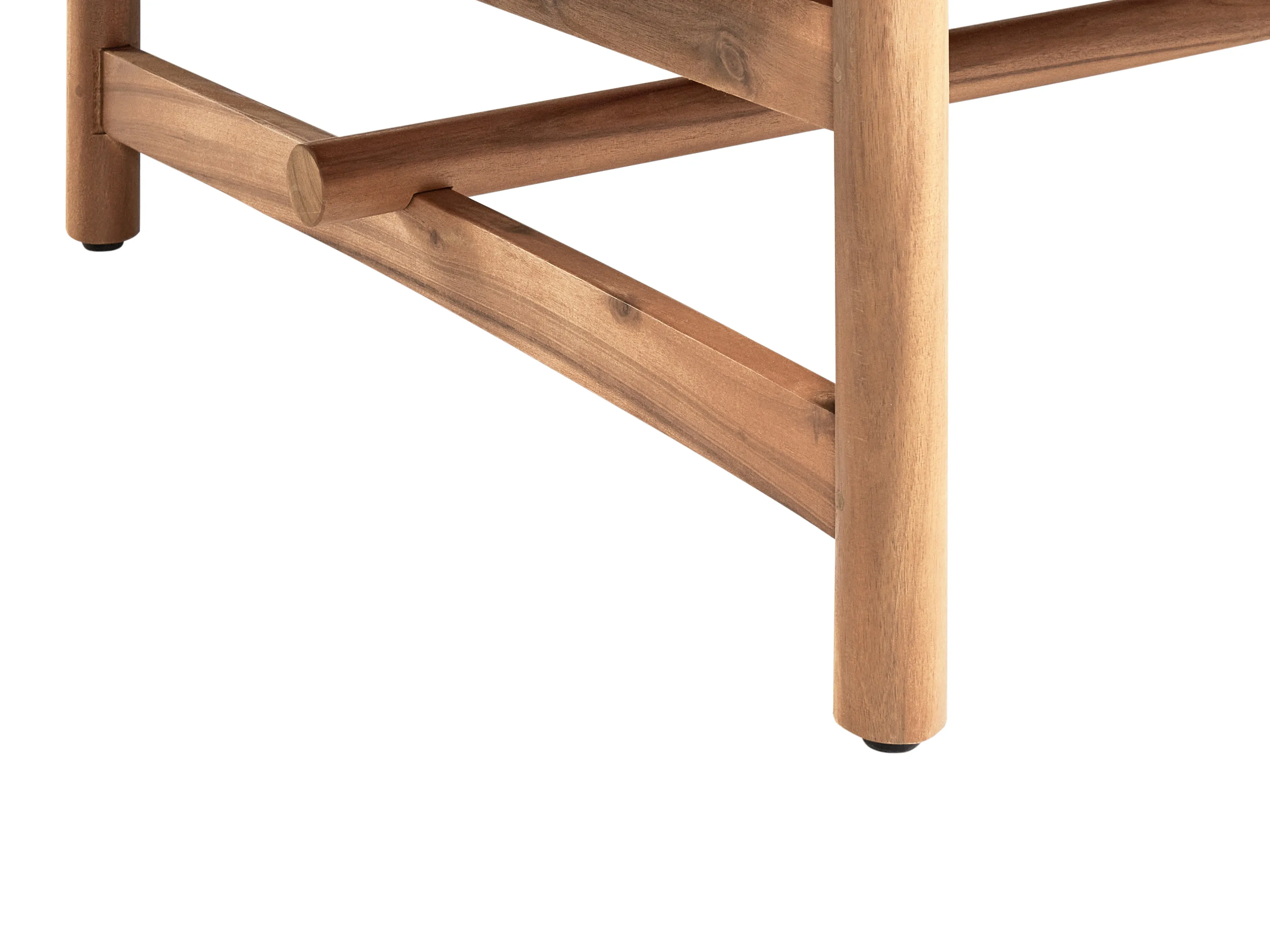 Tuin salontafel GIAVENO 145 cm 79 cm Acaciahout Bruin