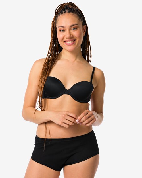 lot de 2 slips femme noir