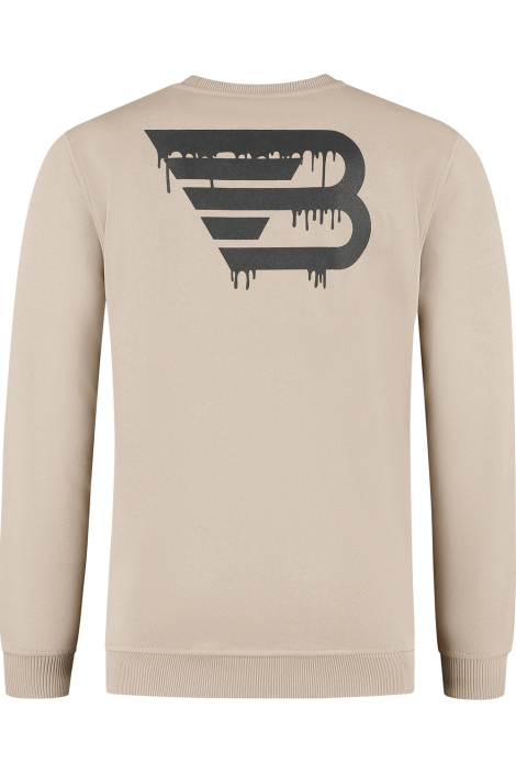 Ballin taupe heren sweater