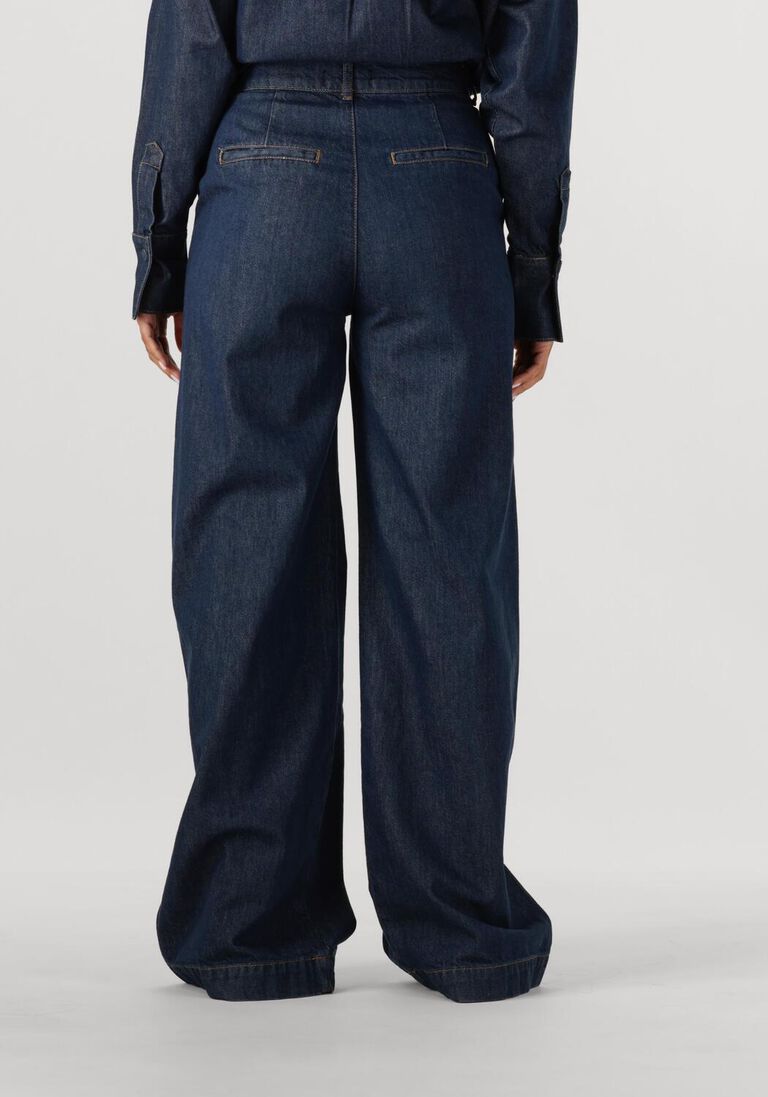 donkerblauwe ibana wide jeans pesha jeans