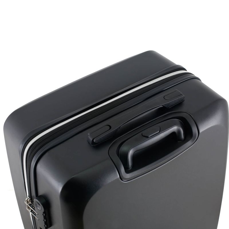 Lot de 3 valises rigides 377 Extensibles 55, 66 et 76 cm Noir