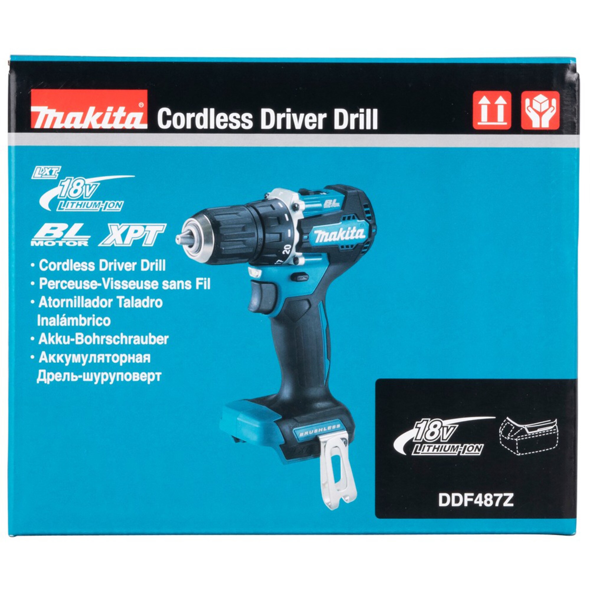 Makita Bohrschrauber Akku-Bohrschrauber DDF487Z, 18Volt