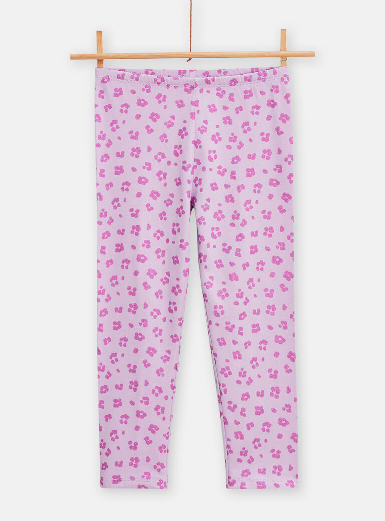 Pyjama violet animation sirènes pour fille