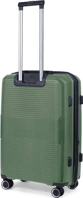 TravelZ - Swinger - Reiskoffer - Groen - Middenmaat 67 cm - 75 liter met Expander