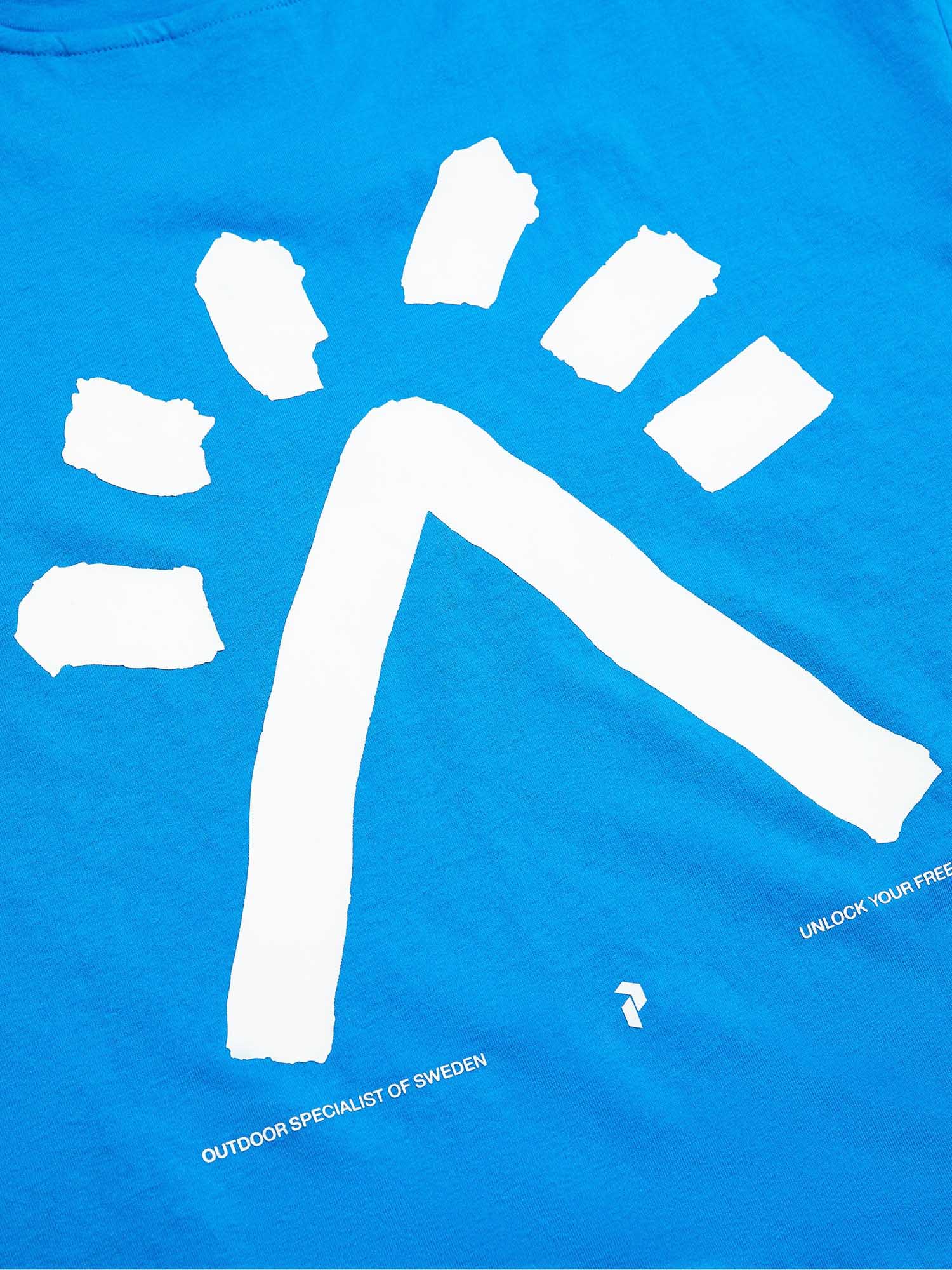 Explore Graphic Tee Herre Brilliant Blue