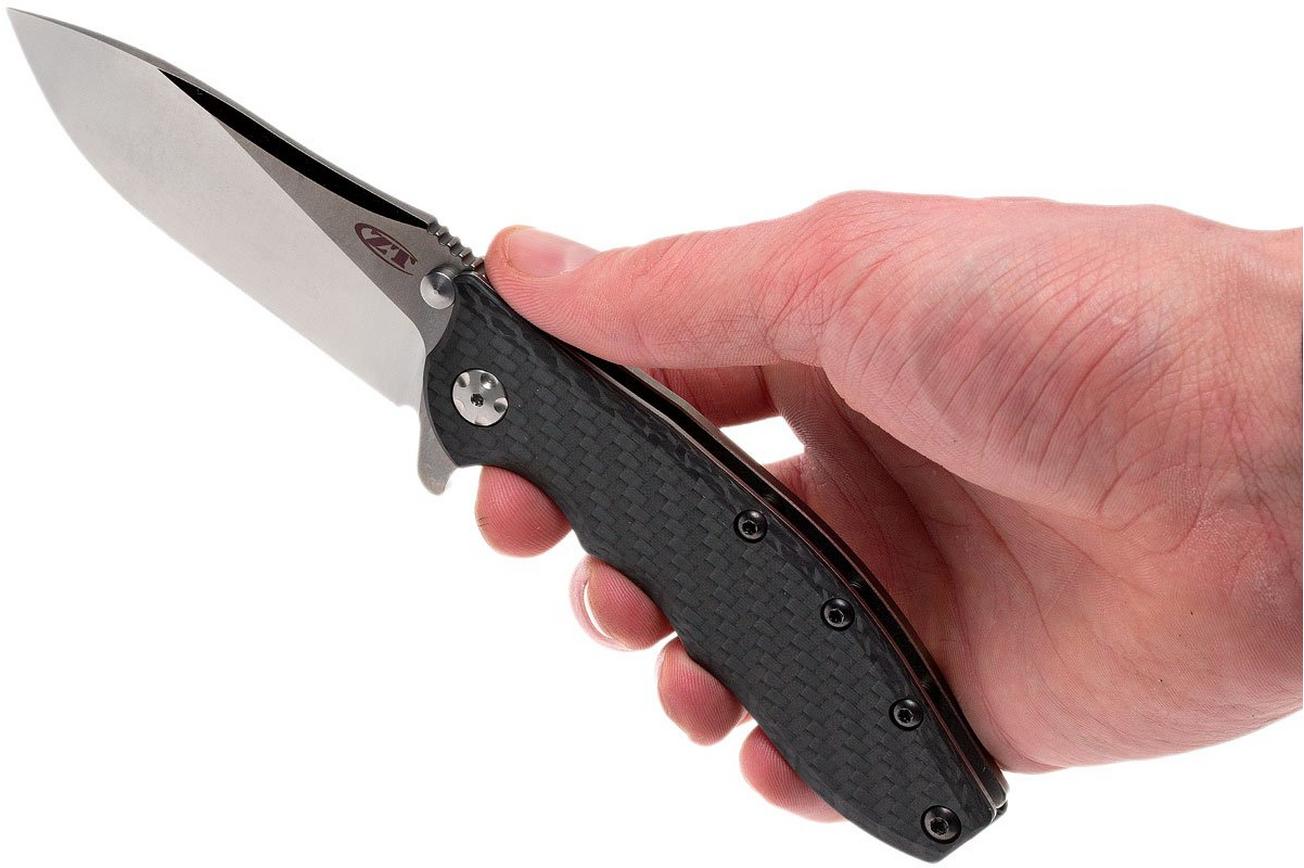 Zero Tolerance 0562CF zakmes, Rick Hinderer design