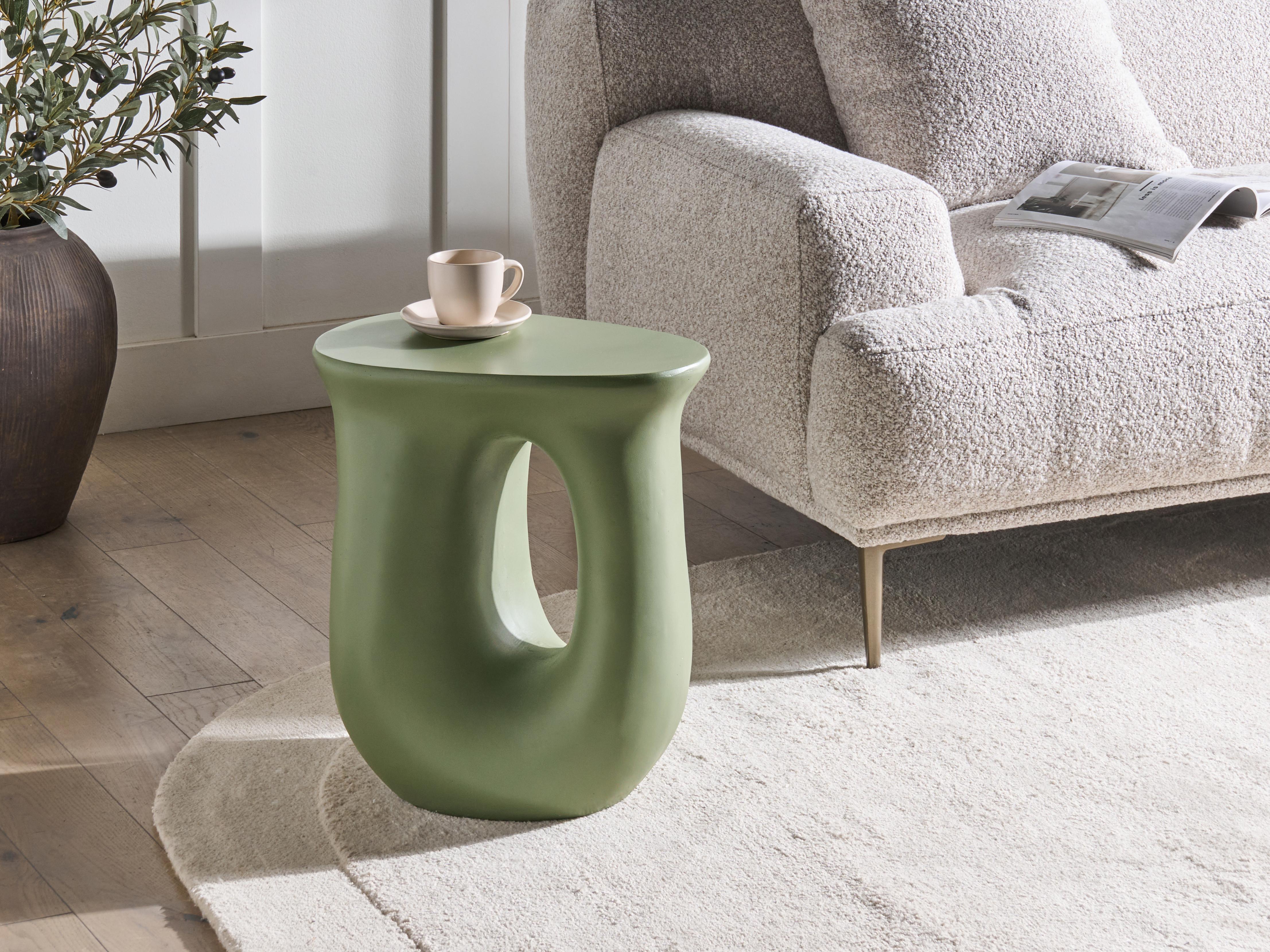 Bijzettafel IDRO 42 cm 28 cm Lichtgroen