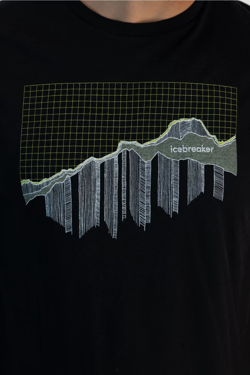 icebreaker Merino 150 Tech Lite III Pinnacle Grid Herren T-Shirt