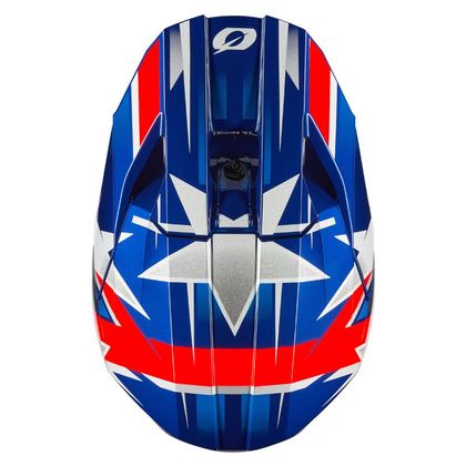 Casque cross O'Neal 3SRS - RIDE V24 2024 - Bleu / Blanc