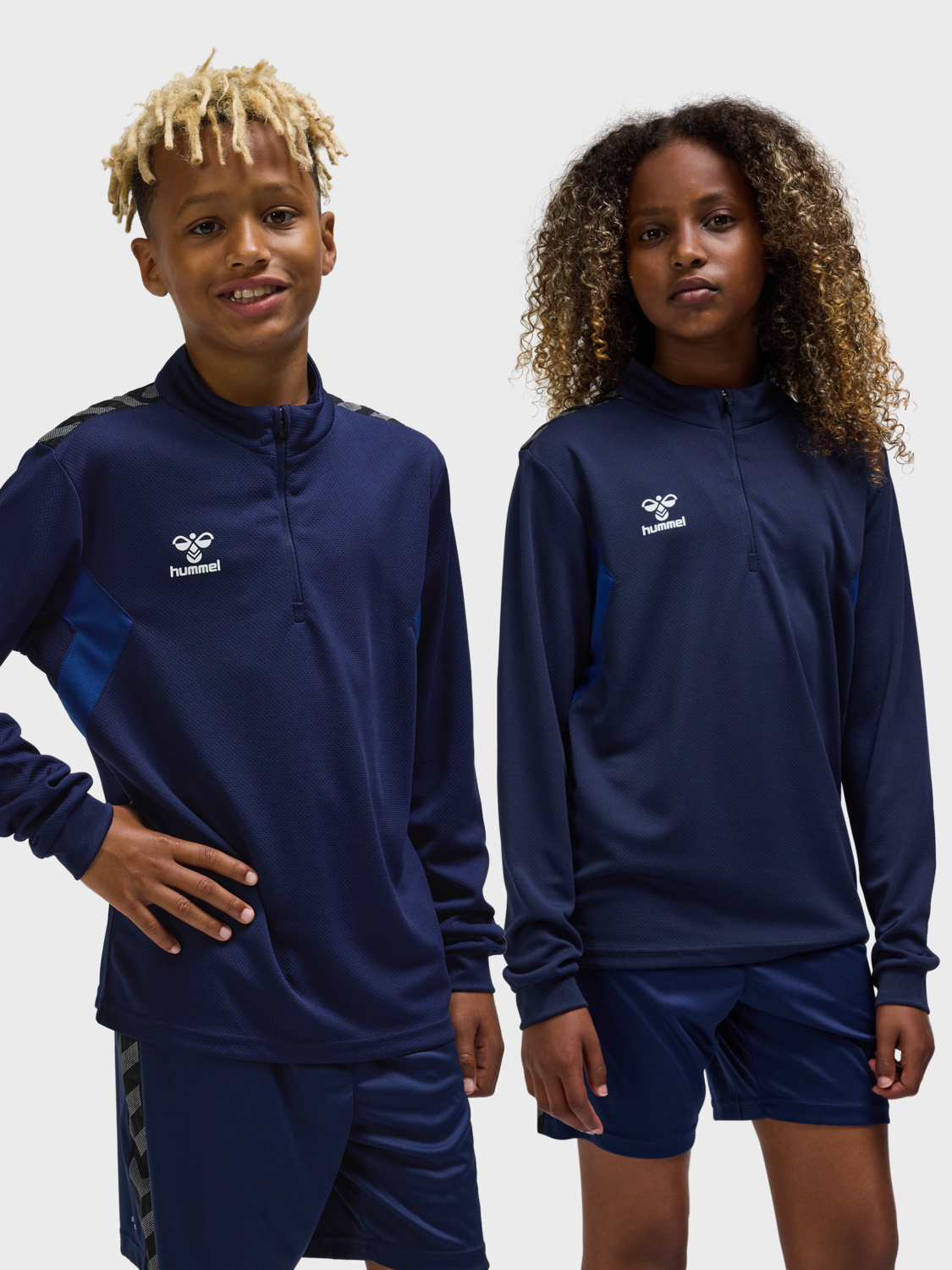 hmlAUTHENTIC HALF ZIP SWEAT KIDS