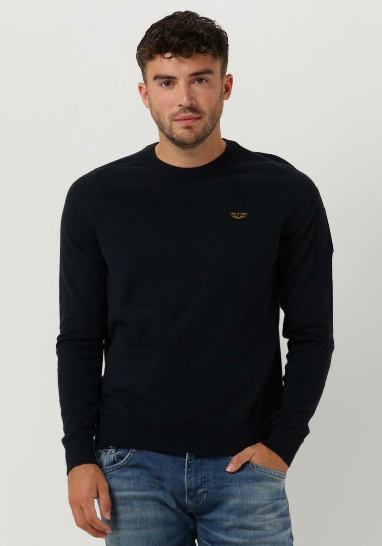 PME LEGEND donkerblauwe pme legend trui buckley knit