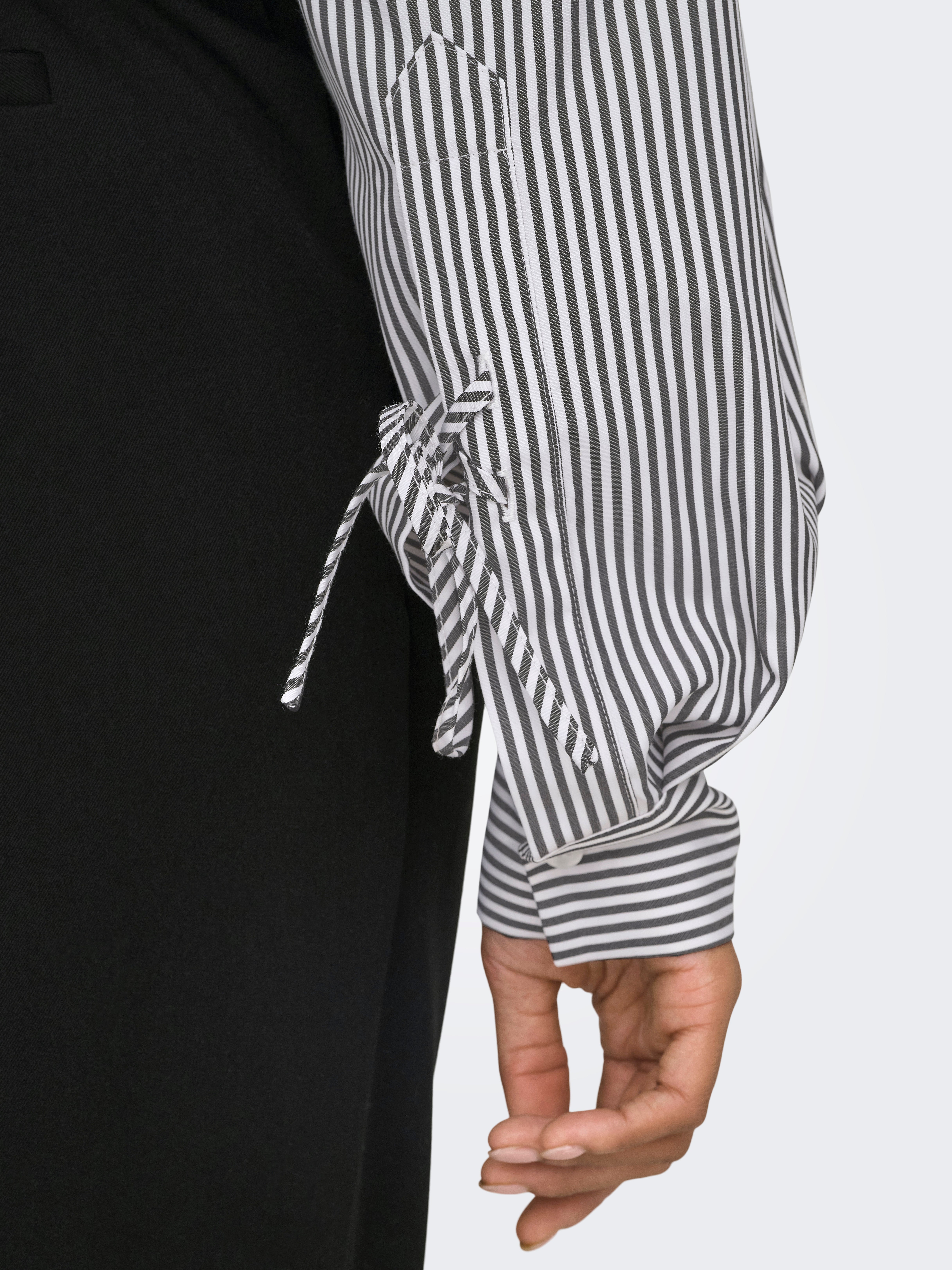 ONLACIA Popelin Hemd Black