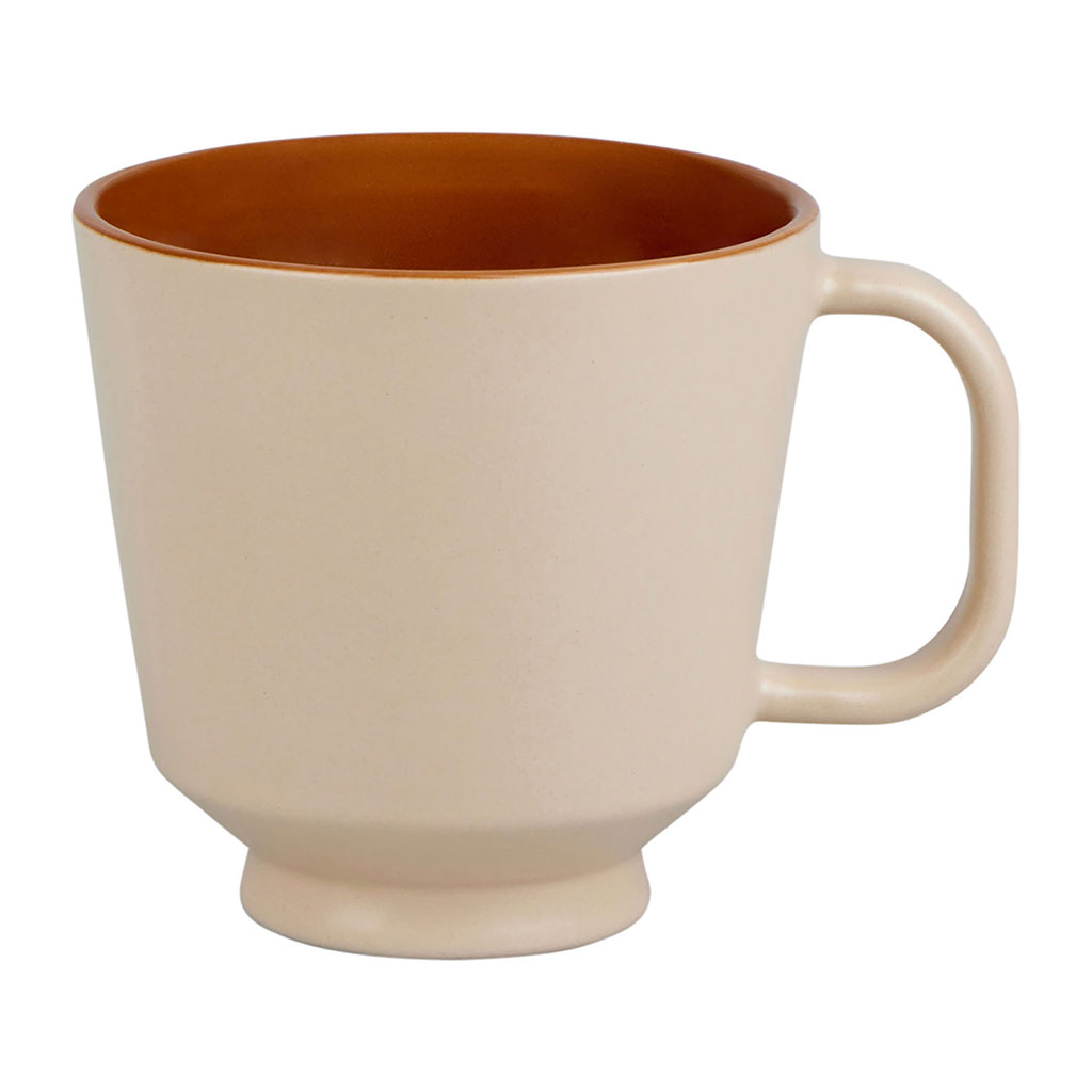 Mug MUJI grès beige 36cl - LETHU