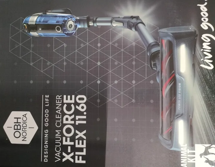 [OUTLET] - OBH Nordica X-Force Flex 11.60 Animal cordless vacuum cleaner, blue/silver