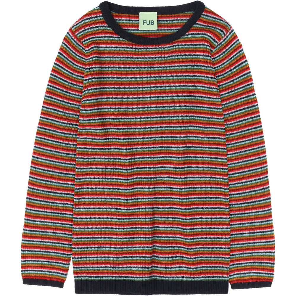 Køb FUB Multi Stripe Rib Bluse