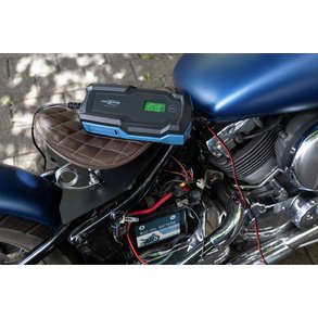 Chargeur de batterie BC, 6-12V/10A, noir/bleu