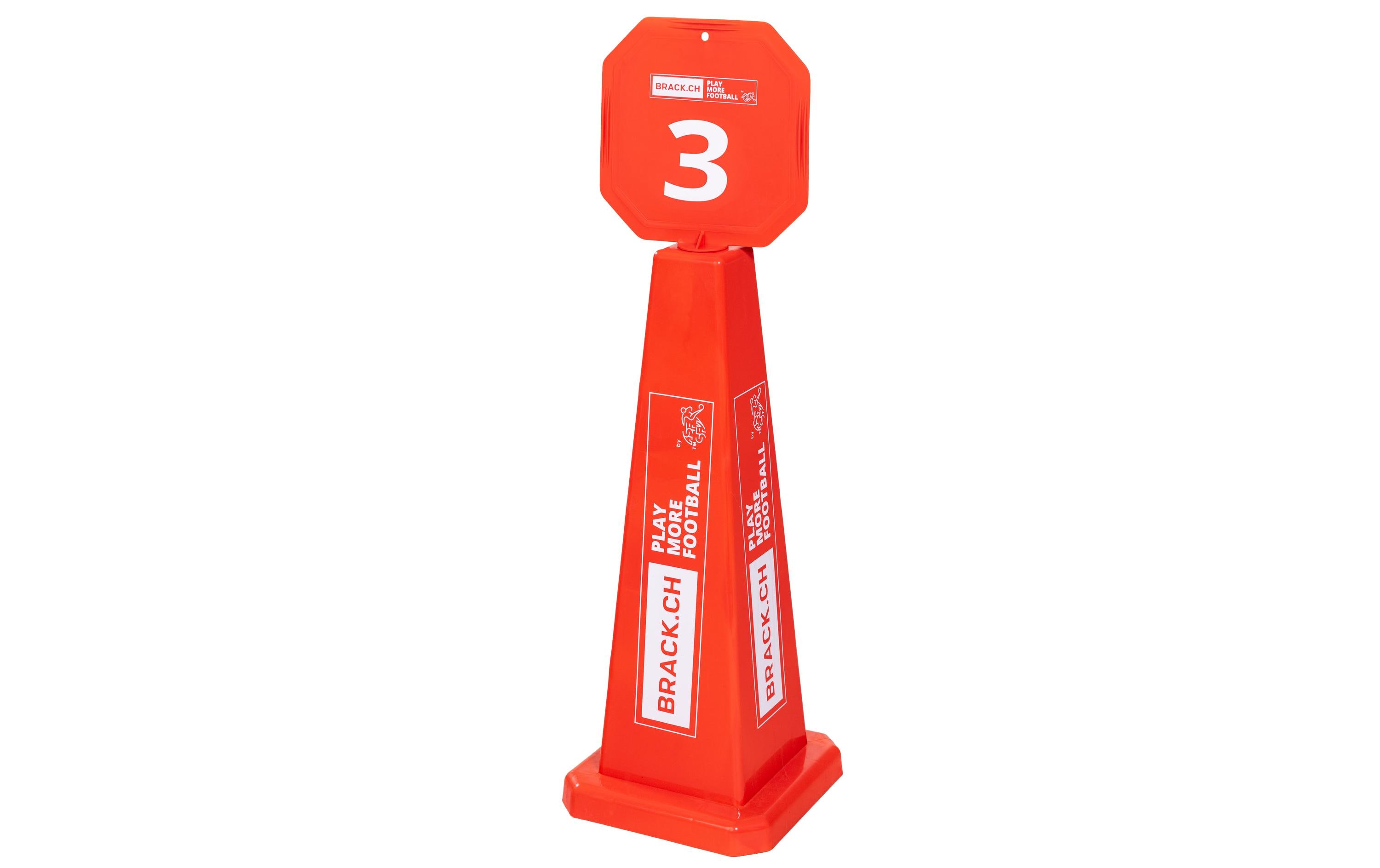 Play More Football Pylonen, 6 Stk.6 Beschriftete Pylonen