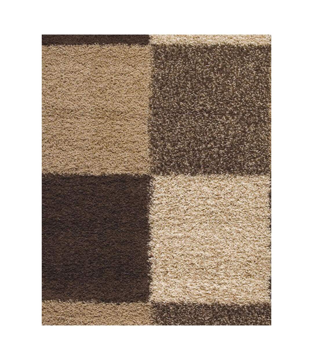 Tapis shaggy NORLAZ en polypropylène doux et soyeux OEKO TEX