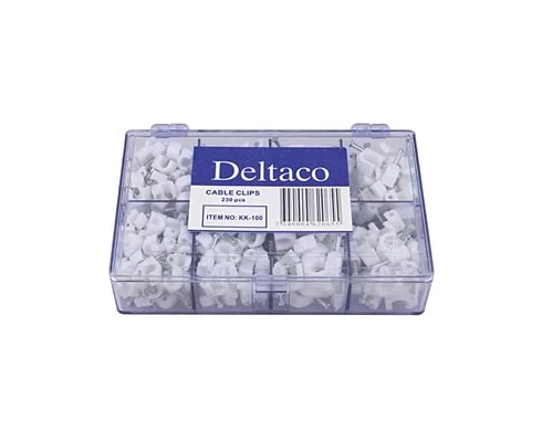 Deltaco Kabelklemmer R 230 stk