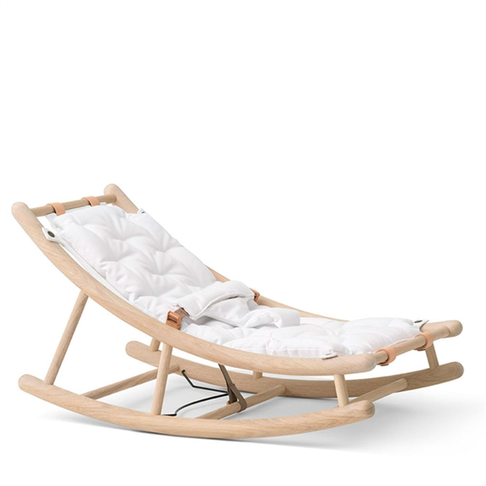 Køb Oliver Furniture Wood Baby & Junior Vippestol Eg/Hvid