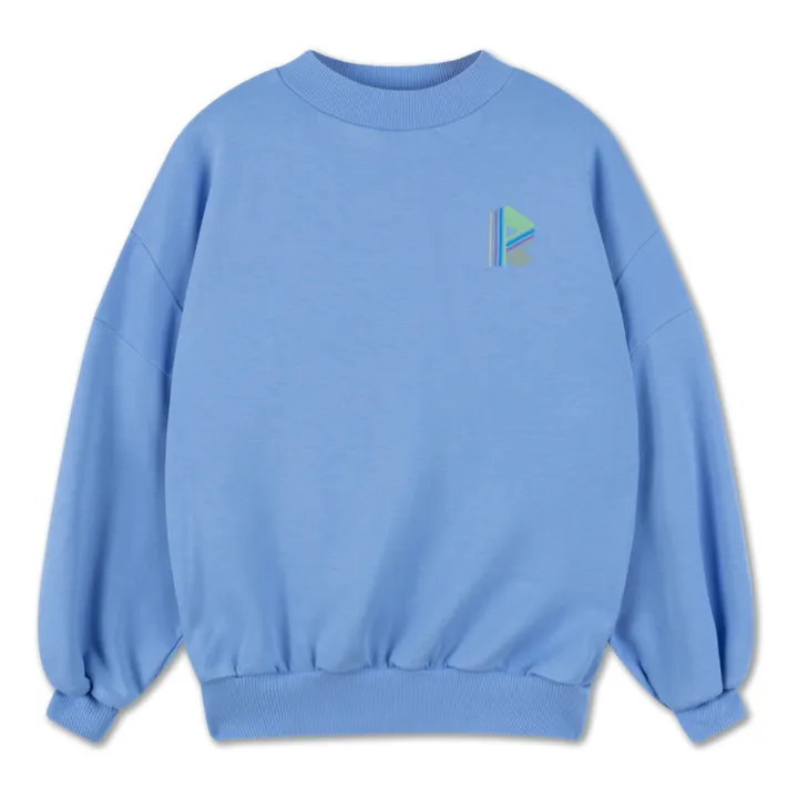 Repose AMS Sweat Coton Bio Crewneck | Bleu ciel