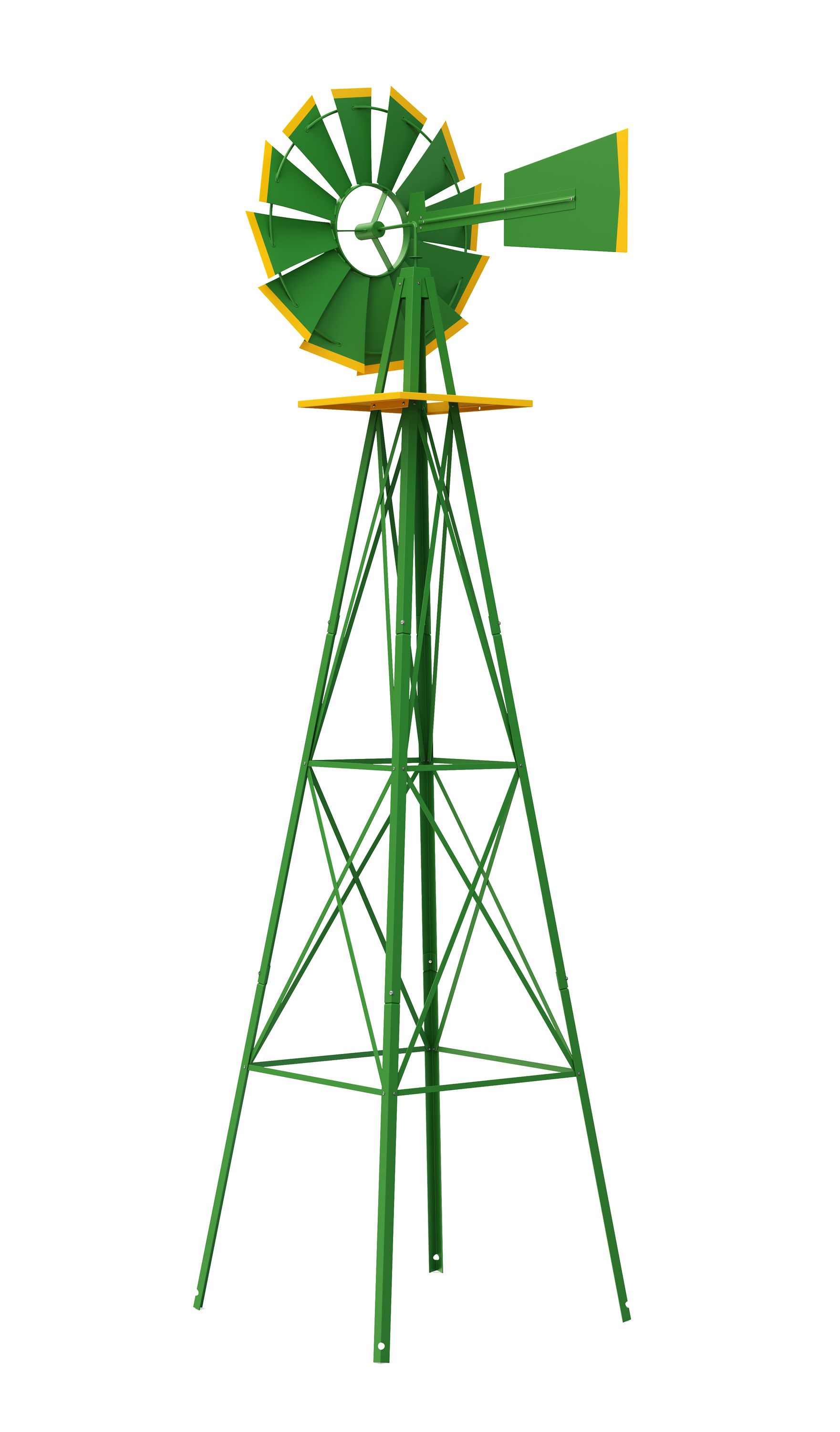 Windrad grün 245 cm