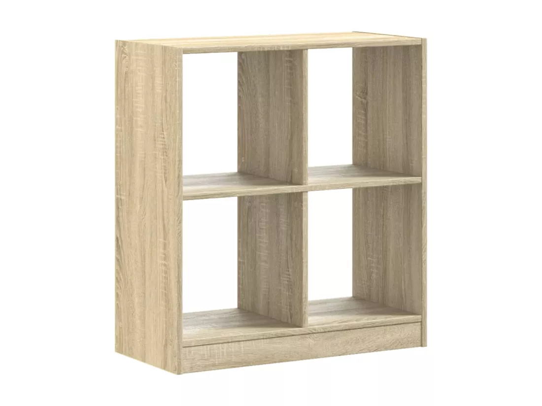Bibliothèque chêne sonoma 68,5x32x75 cm bois d'ingénierie