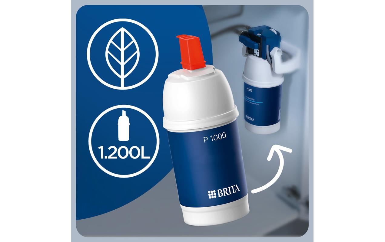 Kartusche Wasserfilter P1000 Armaturen bis zu 1200 l WasserBrita Ersatz-Filterkartusche P1000