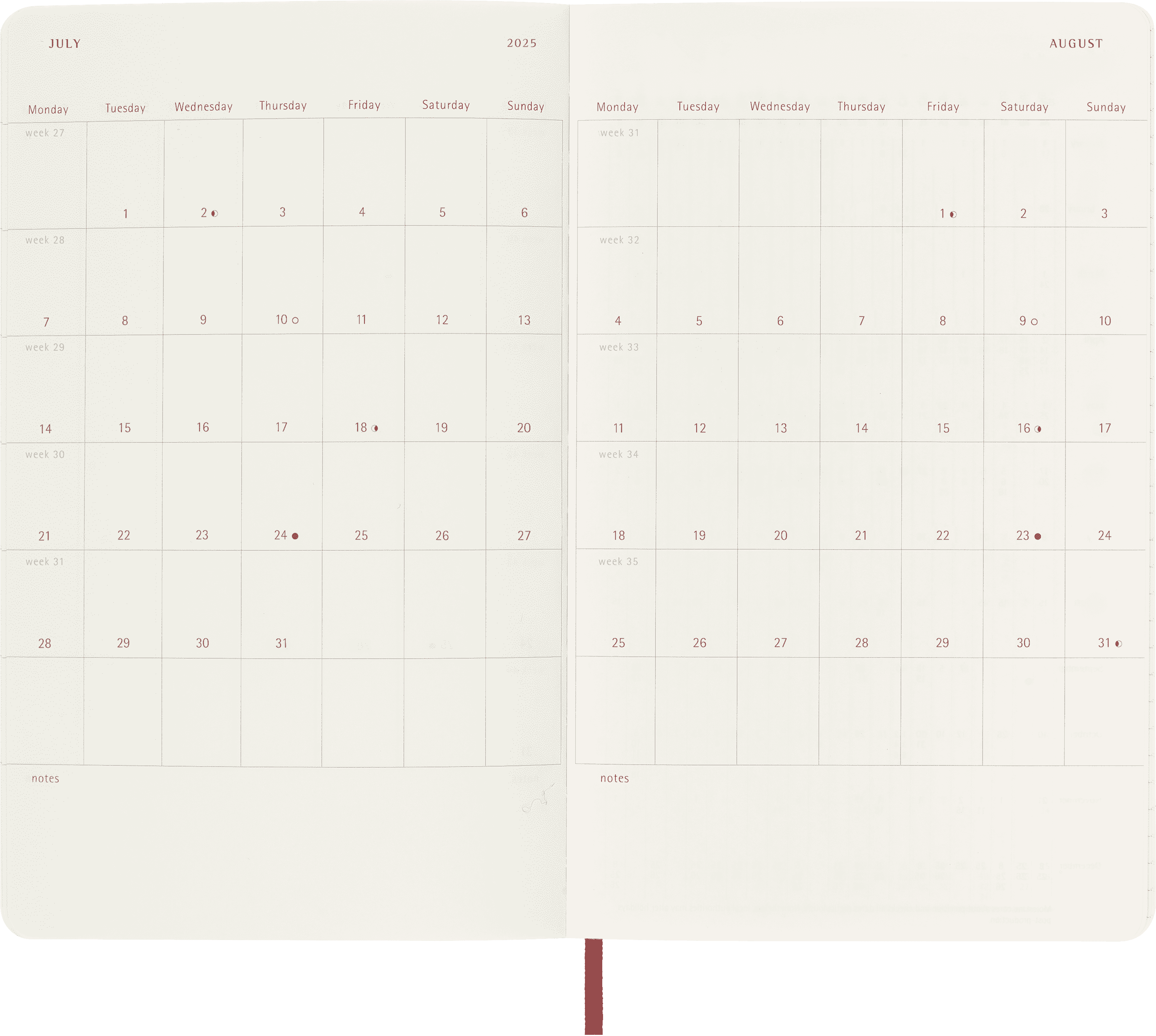 Classic Planner 2025 Large Weekly, soft cover, 12 months
