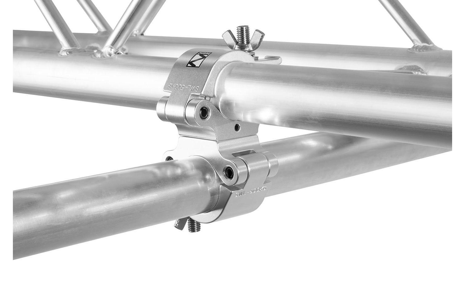 Clamp BC50-500D 48-51 mm SilberAluminium-Klemme mit Schwenkkupplung