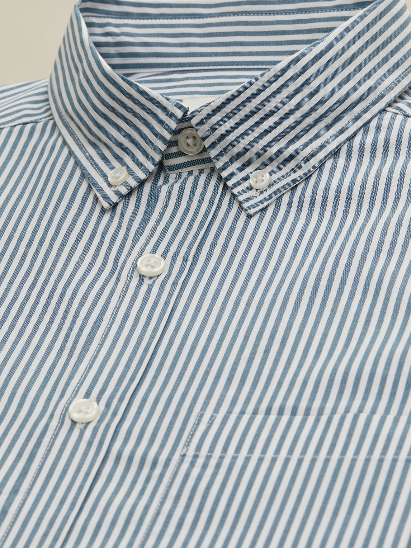 Chemise rayée regular fit homme - coton biologique