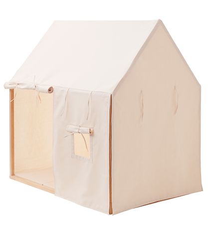 Kids Concept Spielzelt - Haus - Natur Weiß - 110x84 cm - Naturwe