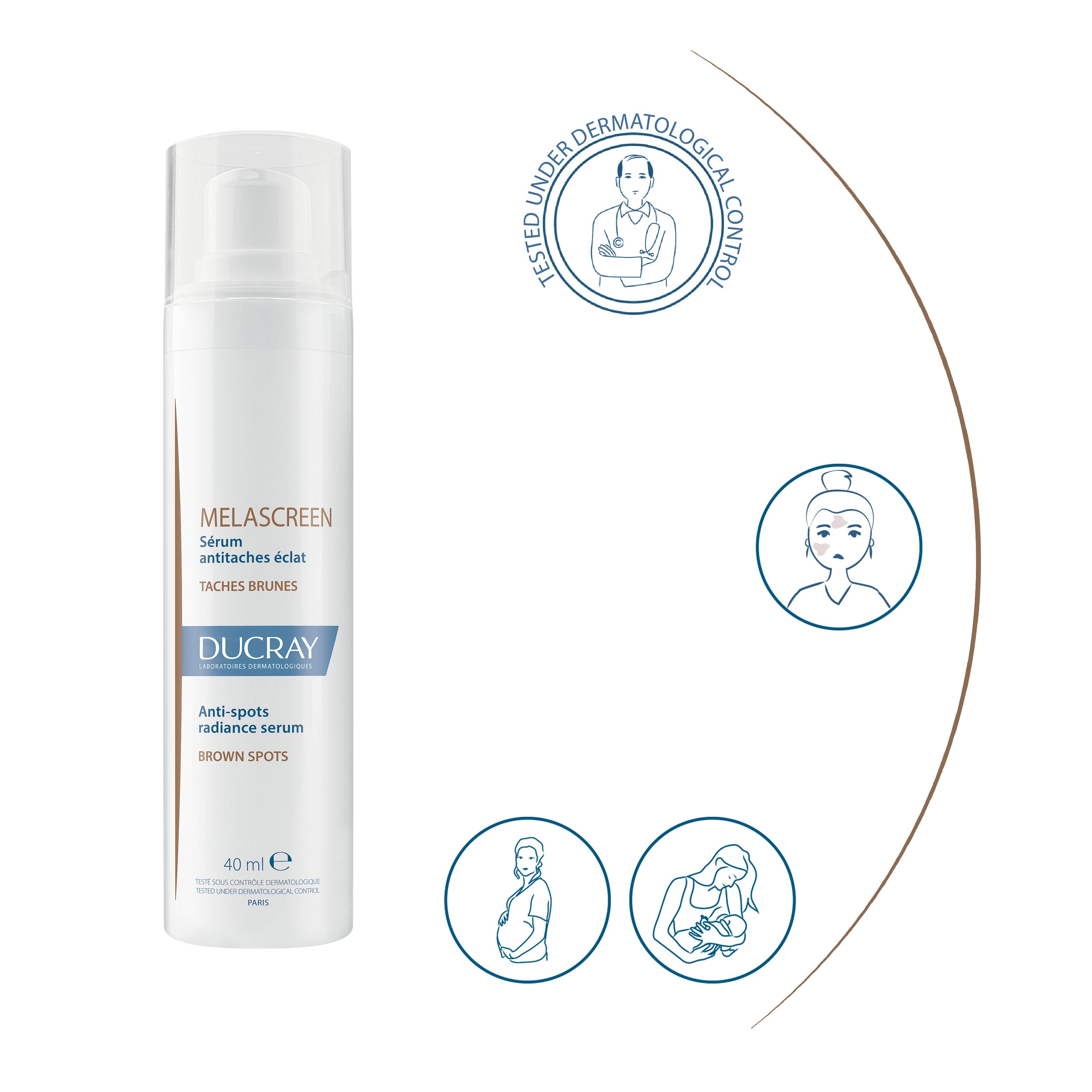 DUCRAY MELASCREEN Anti-Pigmentflecken Serum<br>40 ml, Flasche