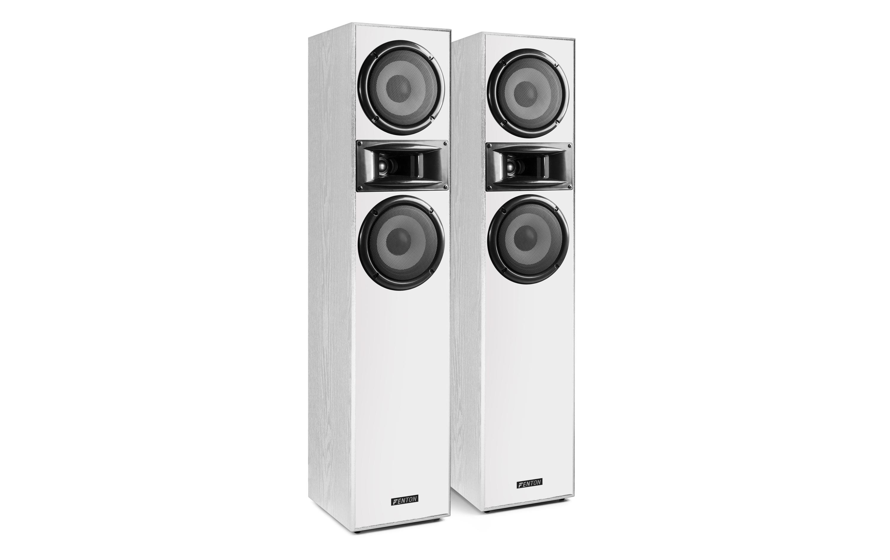 Standlautsprecher Paar SHF700W Weiss<br>Turmlautsprecher, der mit einem hocheffizienten Hornhochtöner ausgestattet ist