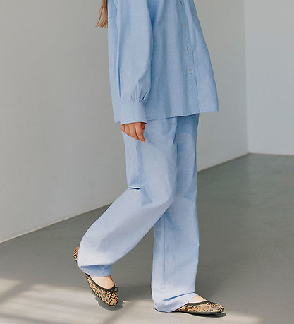 Sofie Schnoor Hosen - Abigailesie - Light Blue Striped