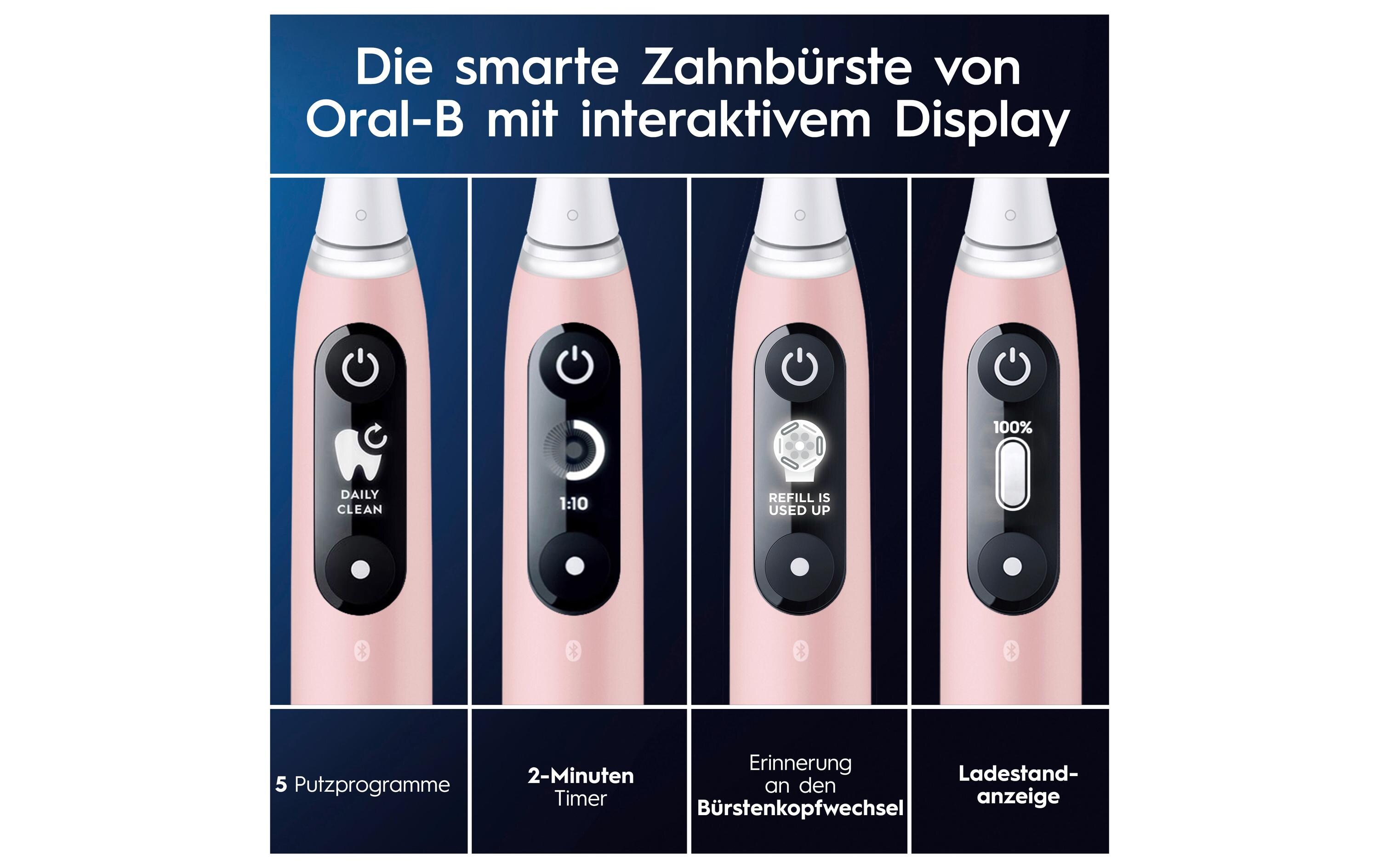 Rotationszahnbürste iO Series 6 Pink Sand<br>Elektrische Zahnbürste