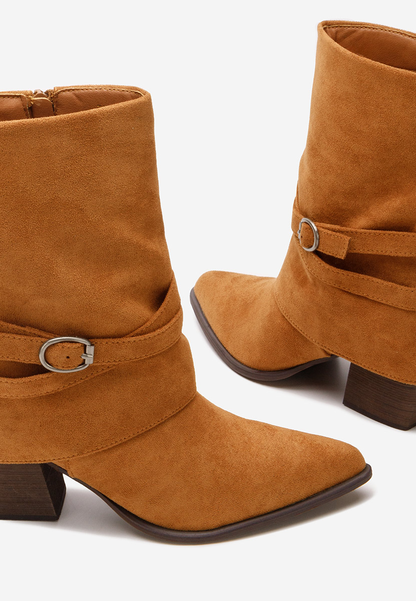 Bottines western femme chameau Katalena