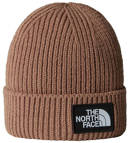 The North Face Mütze - Strick - Logo Box Gefesselt - Latte