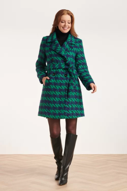 Smashed Lemon Leah jas in groen en blauw