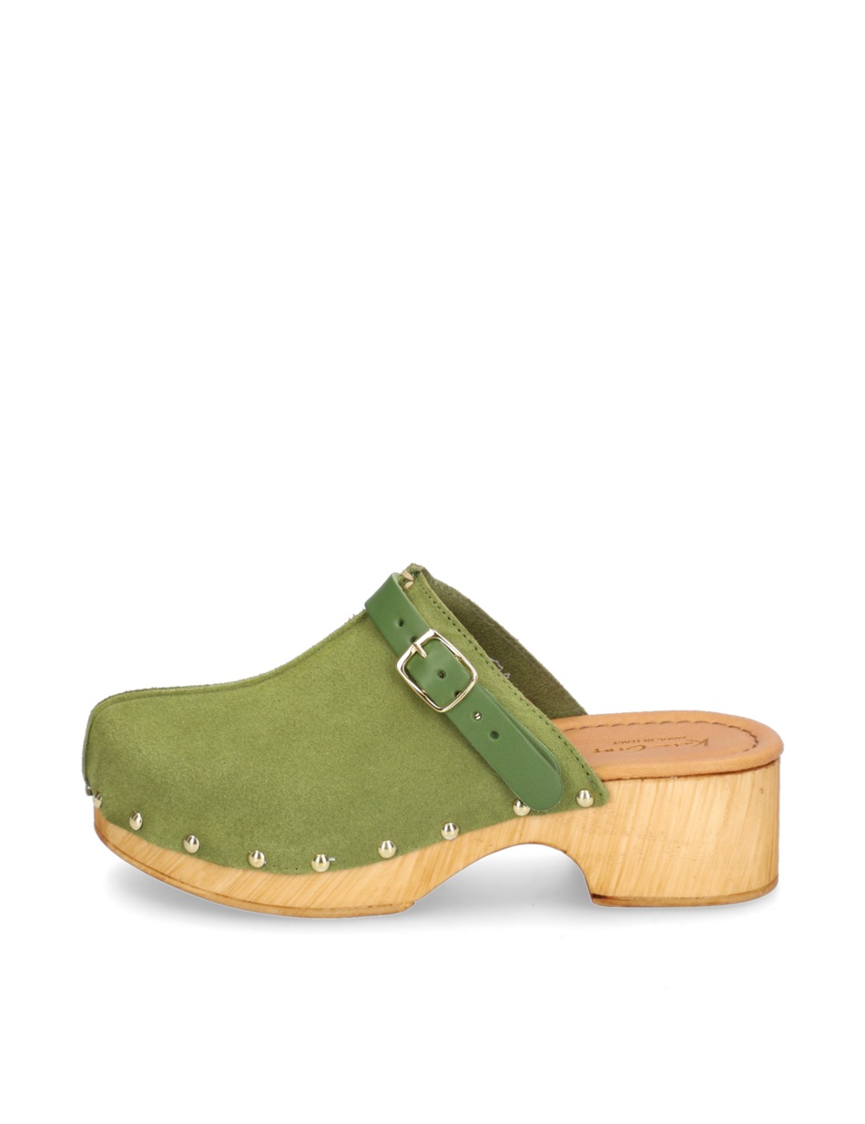 Veloursleder Pantoffel