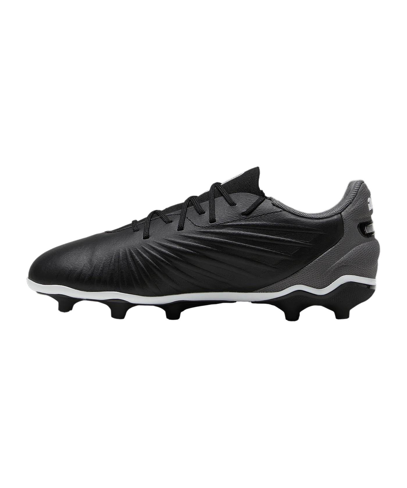 PUMA KING Match FG/AG Eclipse Jr Kids Schwarz Weiss F01