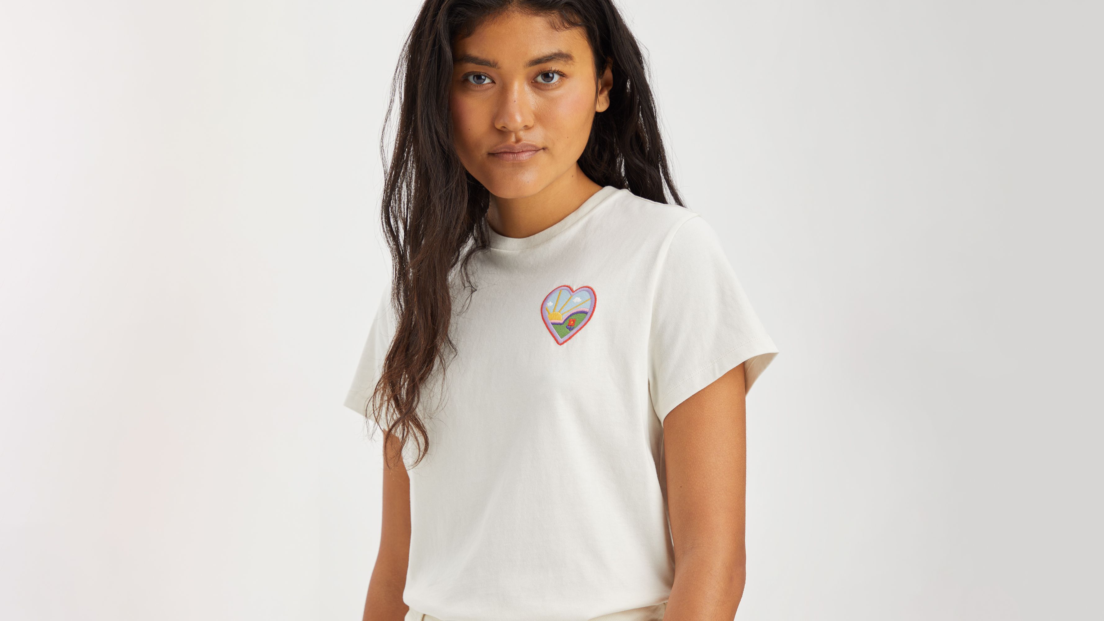 T-shirt graphique classique - Crafty Heart Tofu - Blanc