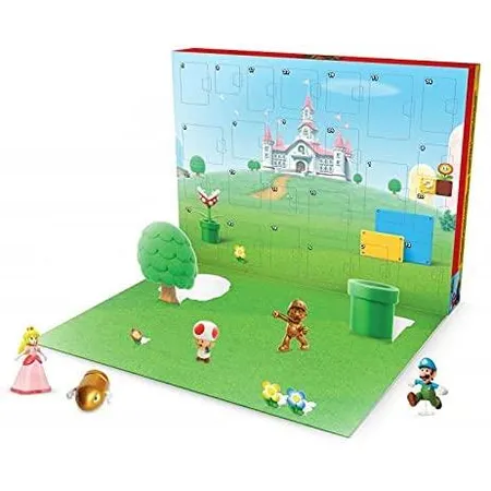 Nintendo Adventskalender Super Mario & Co. mit goldenen Mario & Bullet Bill