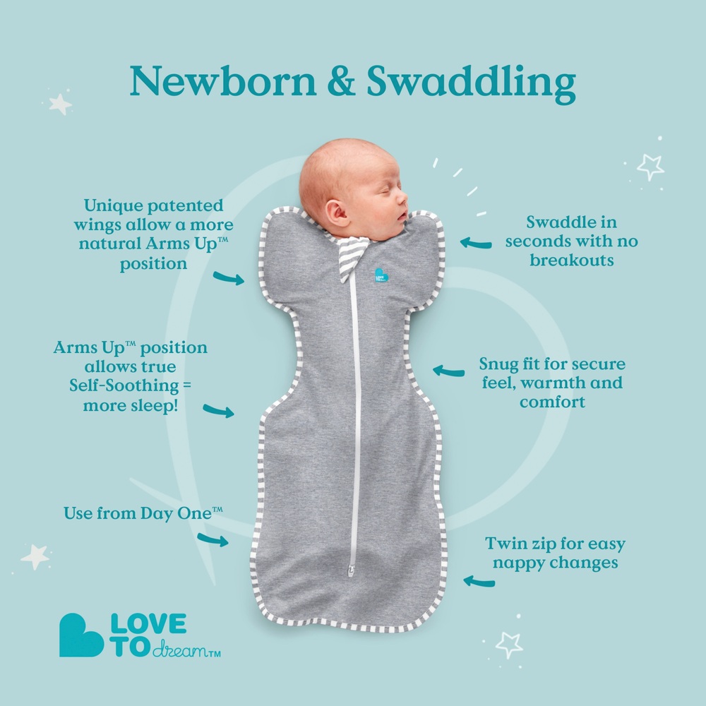 Love To Dream Swaddle Up™ Designer Original Medium Animal Print Beige