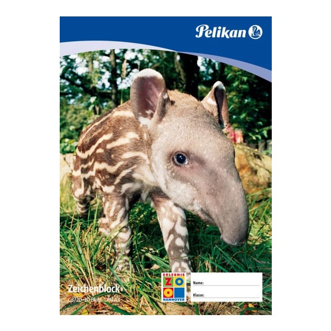 Pelikan Zeichenblock A3 20 Blatt, TCF-100g-m²