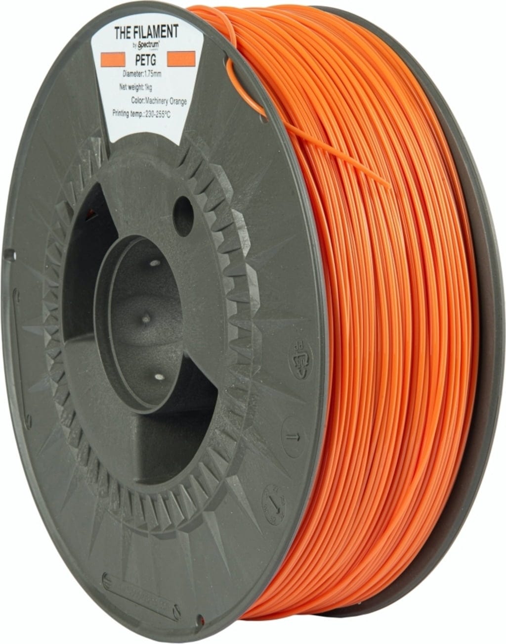 The Filament  PETG Machinery Orange, 1,75 mm / 1000 g    Erschwingliches PETG in Machinery Orange