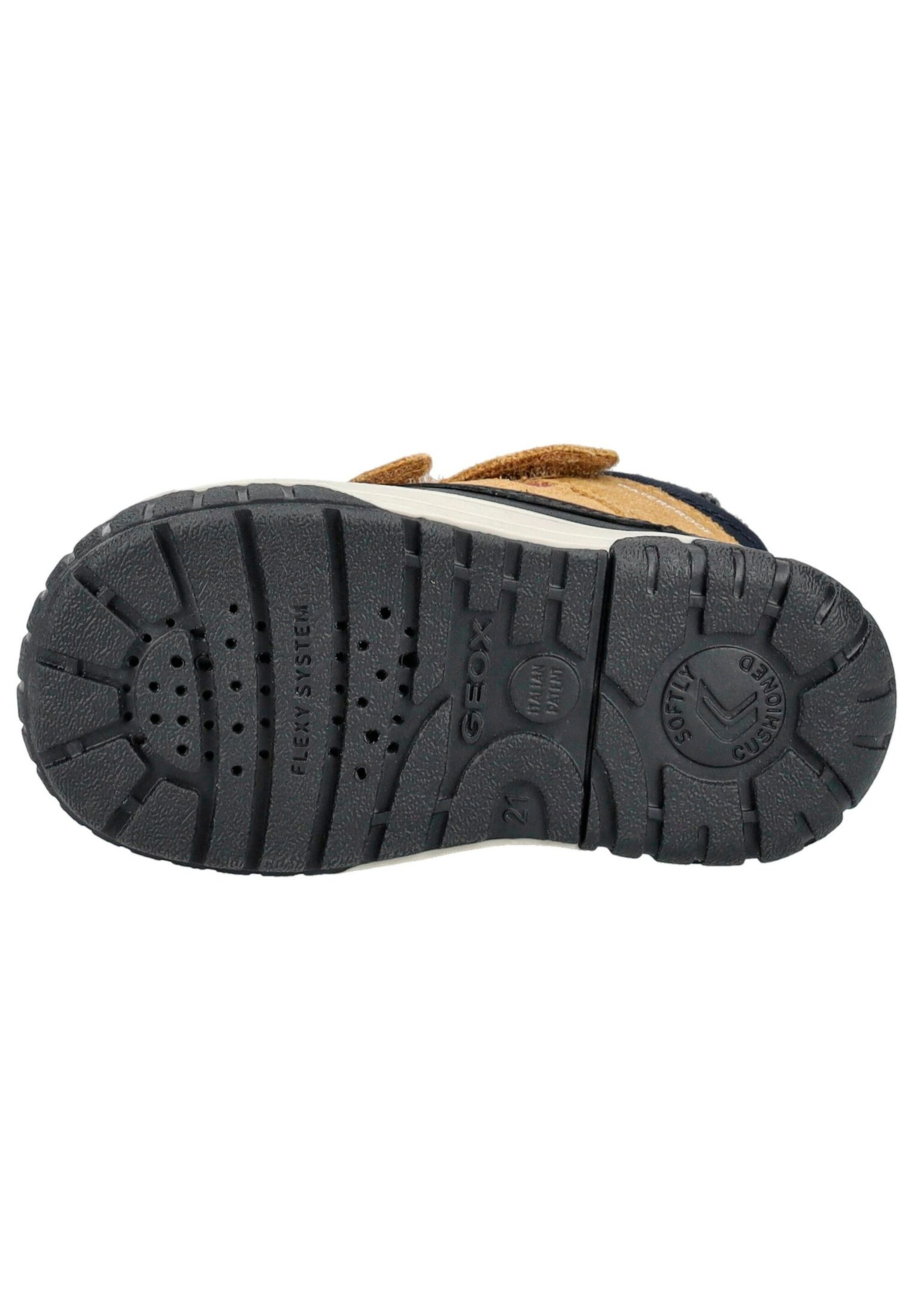 GEOX Stiefelette Schwarz/Gelb