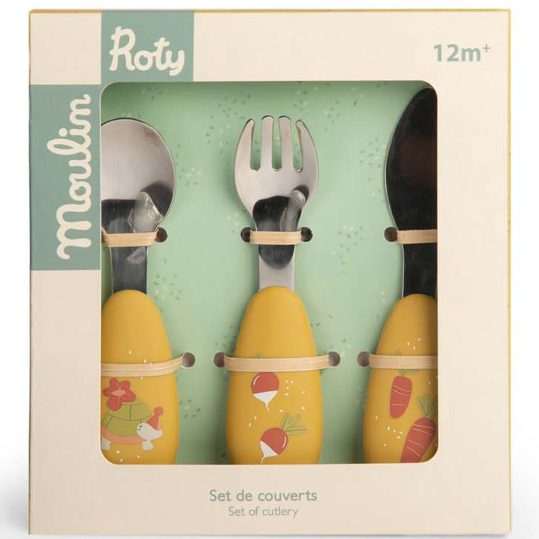 Moulin roty bestekset trois petits lapins