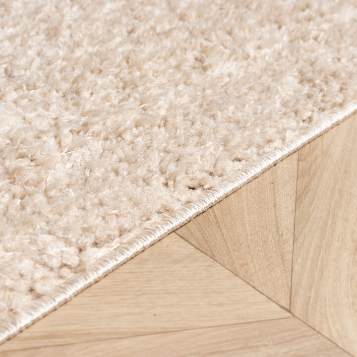 Scandinavisch vloerkleed - Lova Border Beige